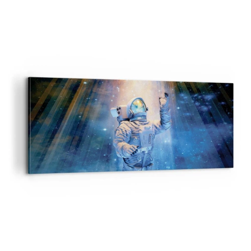 Quadro em tela - Finalmente chegamos - 100x40 cm