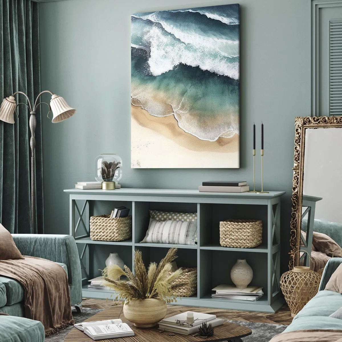 Quadro em tela - O eterno encontro - 50x70 cm