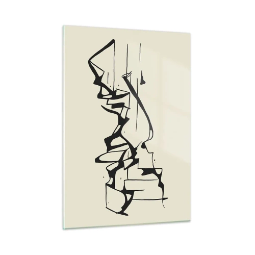 Quadro em vidro - Talvez uma paisagem - 50x70 cm