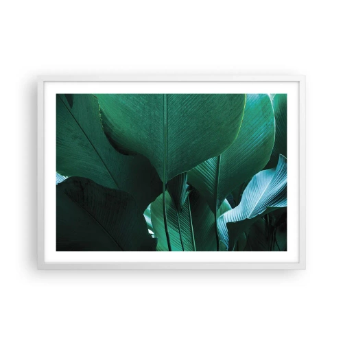 Pôster em moldura branca - De frente para a luz - 70x50 cm