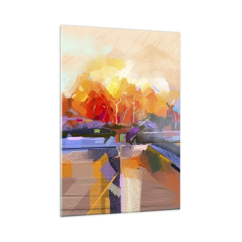 Quadro em vidro - O outono chegou - 50x70 cm