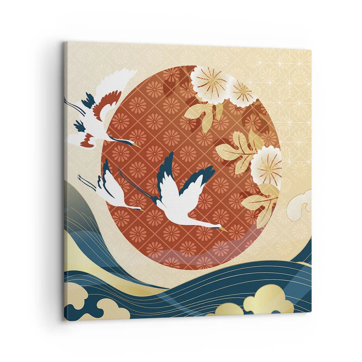 Quadro em tela - Conto de fadas japonês - 50x50 cm