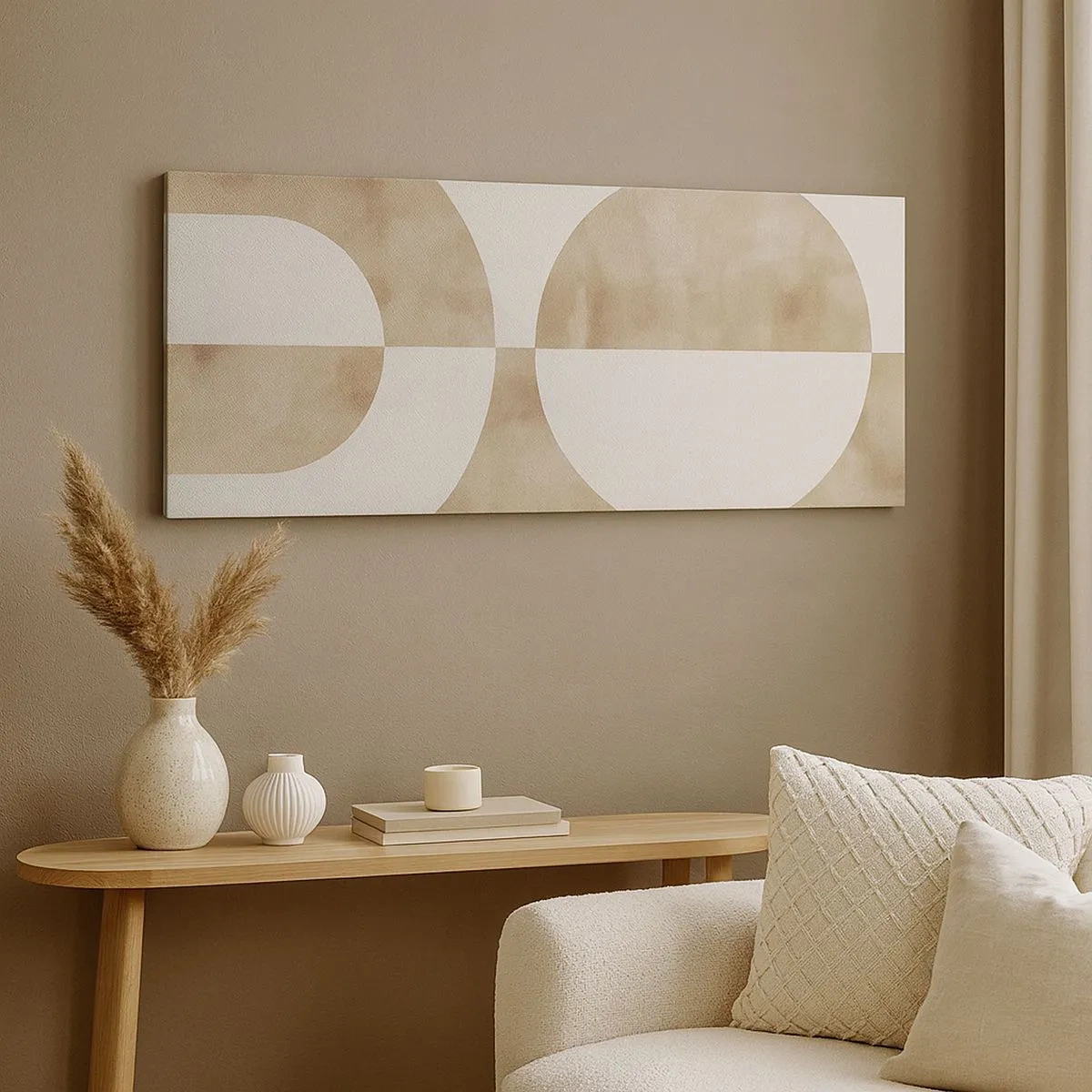 Quadro em tela - Semelhanças e diferenças - 100x40 cm