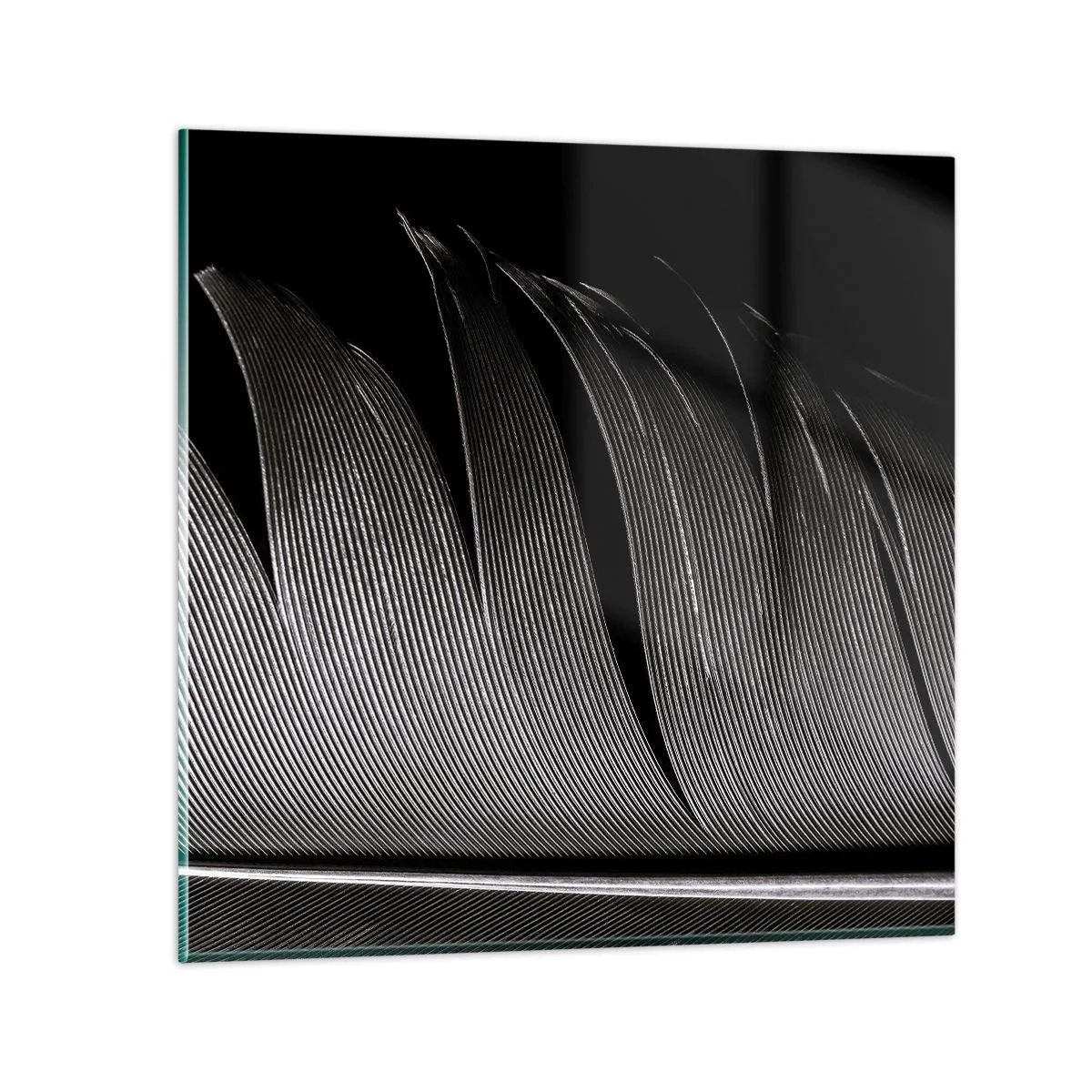 Quadro em vidro - A caneta – um design maravilhoso - 40x40 cm