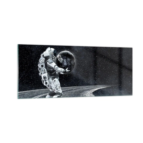 Quadro em vidro - Na Via Láctea - 100x40 cm
