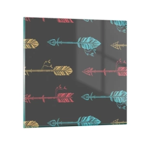 Quadro em vidro - Em ordem - 60x60 cm