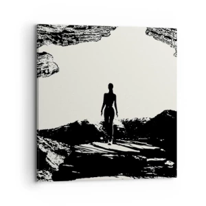 Quadro em tela - Novo visual - 70x70 cm