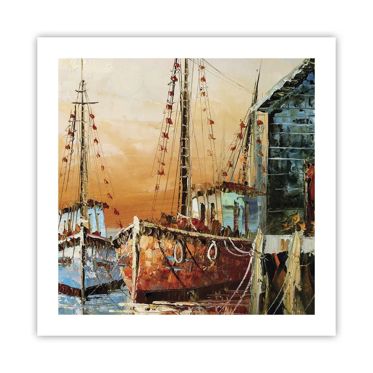 Pôster - Um regresso tranquilo - 50x50 cm