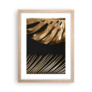 Pôster com moldura de carvalho claro - Diferentes e igualmente caros - 30x40 cm