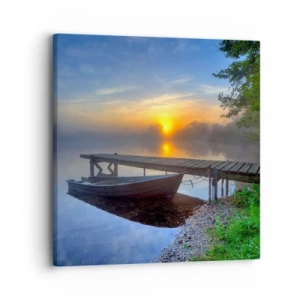 Quadro em tela - Como o comum se transforma em mágico - 30x30 cm