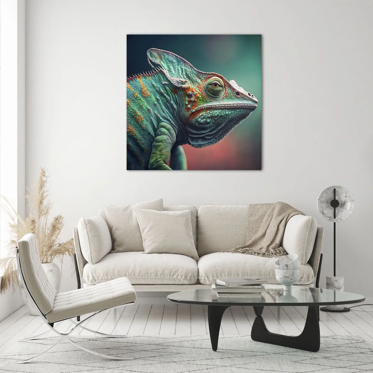 Quadro em vidro - Estás a ver-me? Isso não é bom… - 40x40 cm