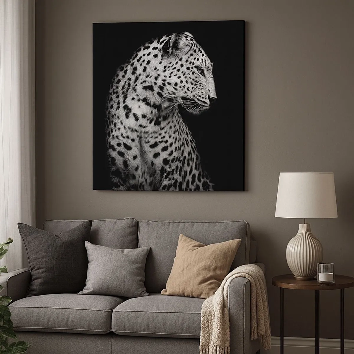 Quadro em tela - Perfil direito perfeito! - 30x30 cm