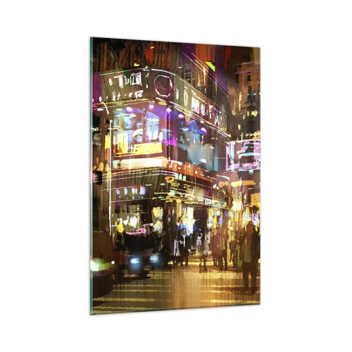 Quadro em vidro - Num mar de luz - 80x120 cm