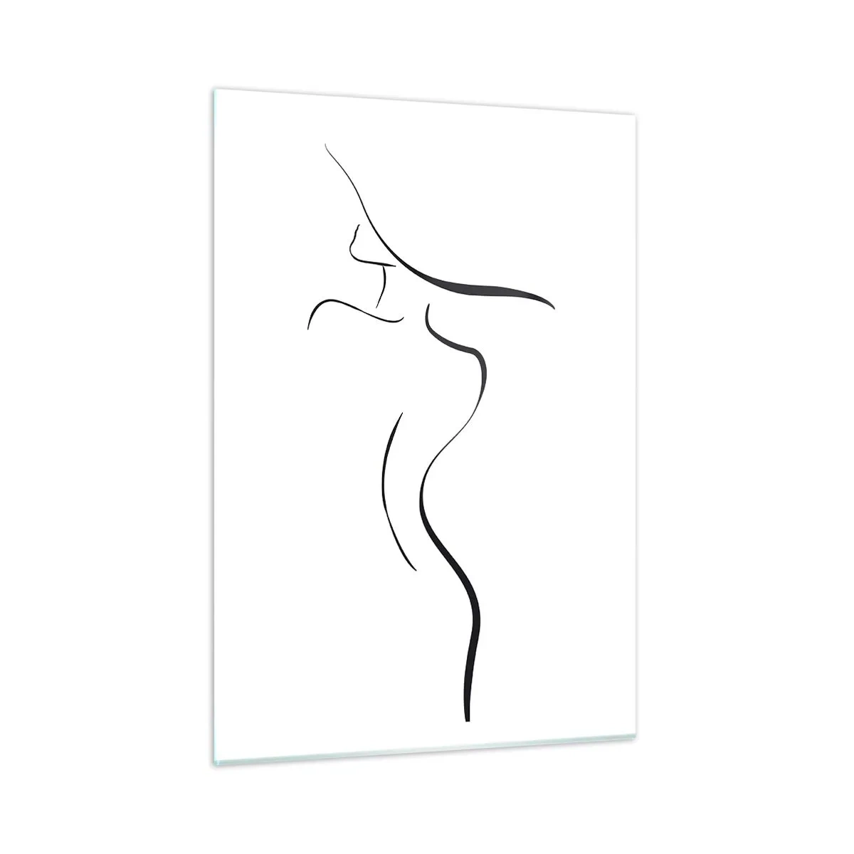 Quadro em vidro - Elusiva como uma onda - 50x70 cm