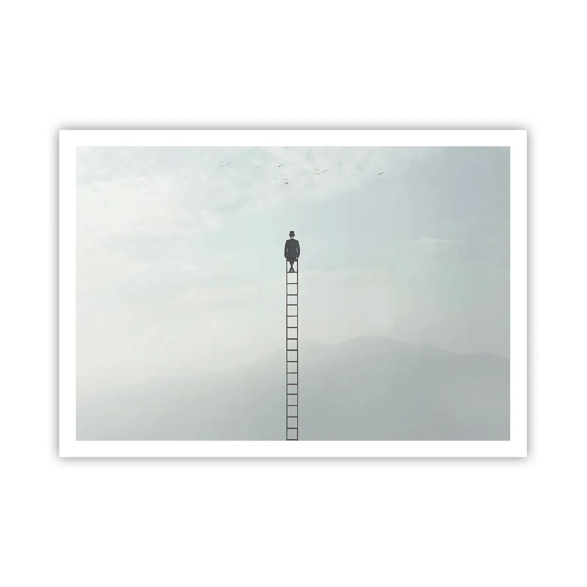 Pôster - Vá além - 100x70 cm