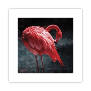 Pôster - Poema carmesim da natureza - 30x30 cm