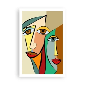 Pôster - Casal cubista - 61x91 cm