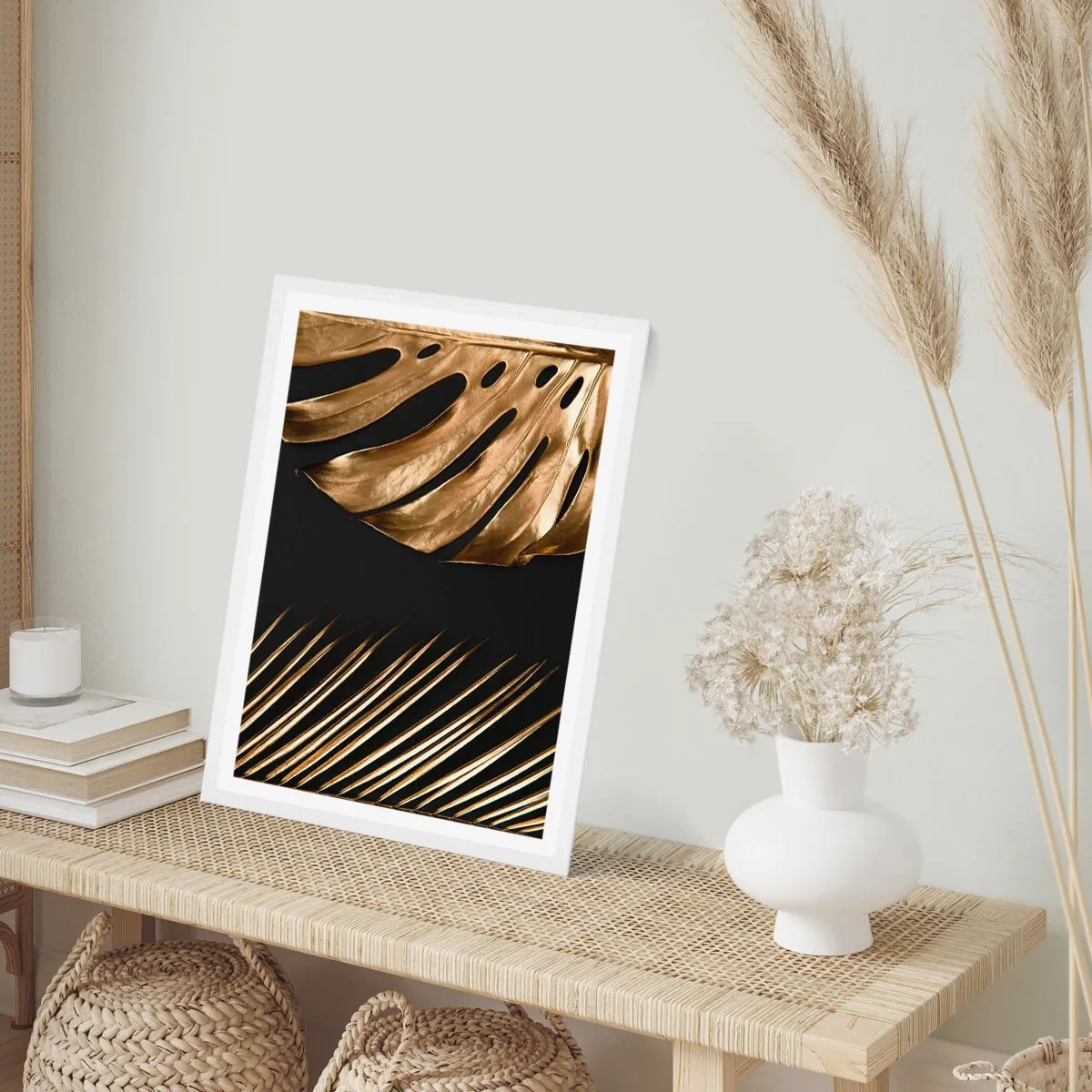 Pôster em moldura branca - Diferentes e igualmente caros - 30x40 cm