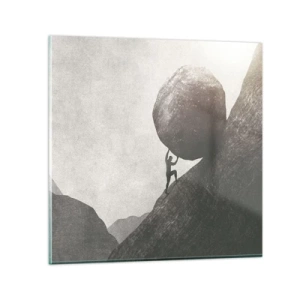 Quadro em vidro - Eu creio - 30x30 cm