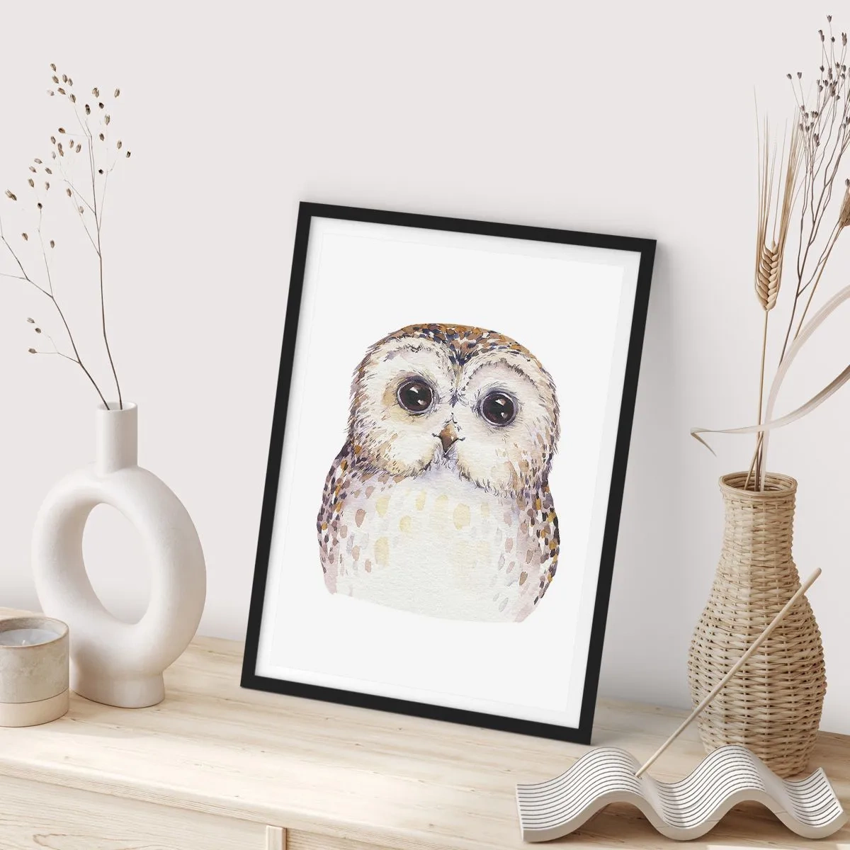 Pôster com moldura preta - Olhe-me nos olhos - 61x91 cm