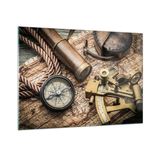 Quadro em vidro - Definir um rumo - 100x70 cm