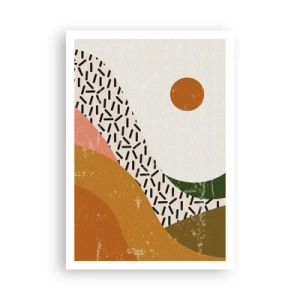 Pôster - Abstração solar - 70x100 cm