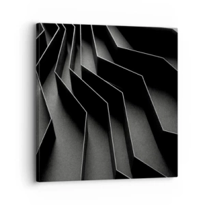 Quadro em tela - Ordem espacial - 30x30 cm