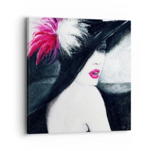 Quadro em tela - Sempre misteriosa - 40x40 cm