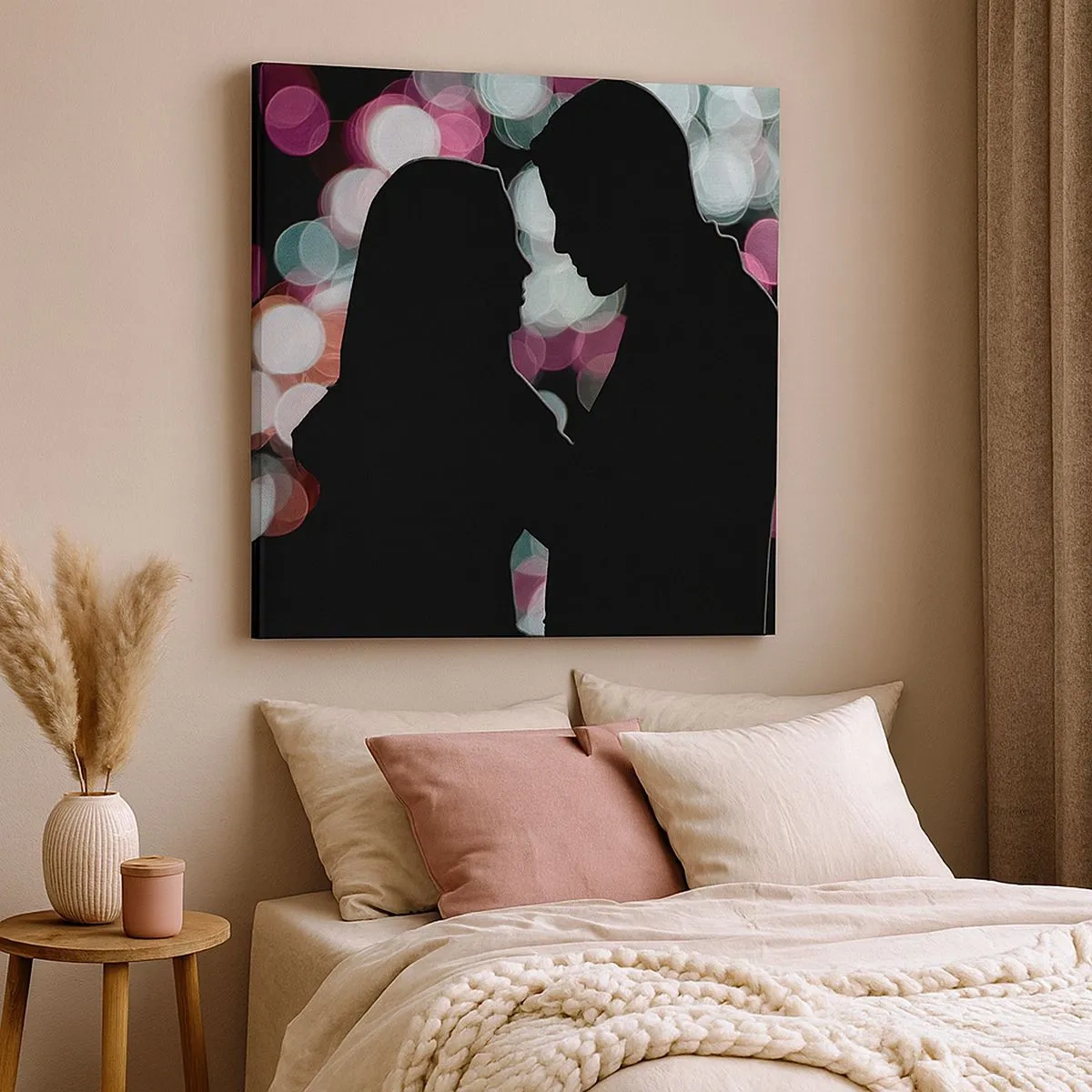 Quadro em tela - Sim! - 30x30 cm