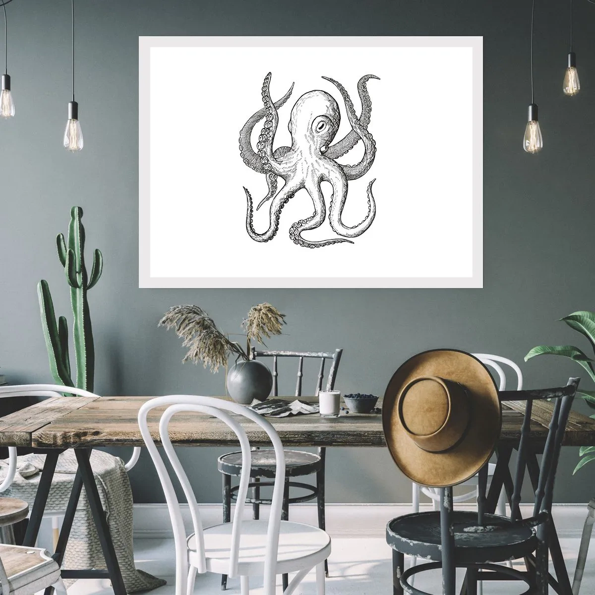 Pôster - Dançando com as ondas - 70x50 cm