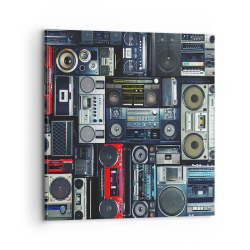 Quadro em tela - Saudades dos anos 80. - 70x70 cm