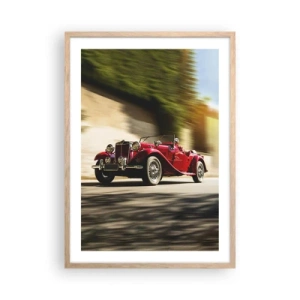 Pôster com moldura de carvalho claro - Mais bonita que a Vitória de Samotrácia - 50x70 cm