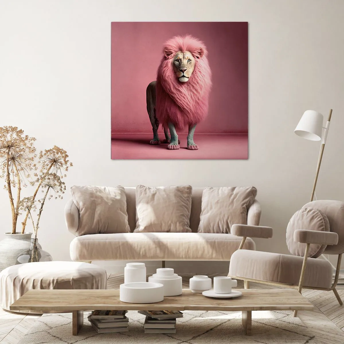 Quadro em tela - Não tens mais medo - 70x70 cm