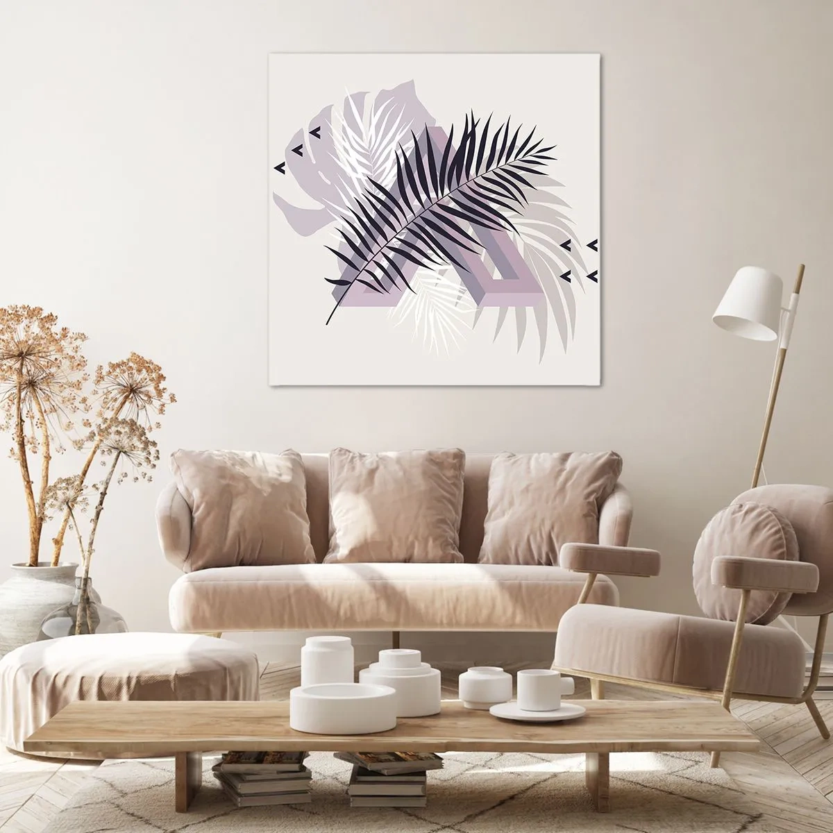 Quadro em tela - A sombra de uma sombra - 70x70 cm