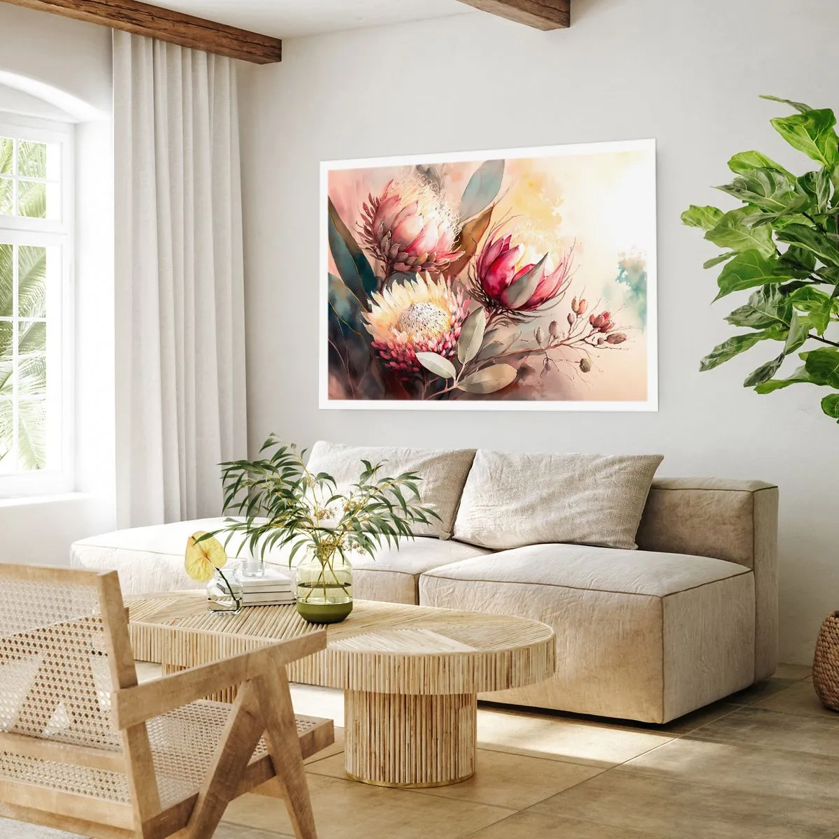 Pôster - De perfil e de frente - 91x61 cm