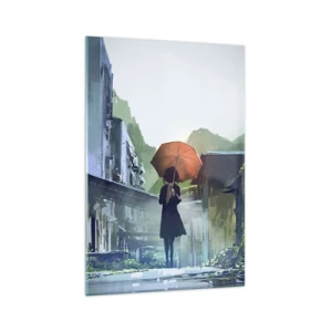 Quadro em vidro - Chuva revigorante - 70x100 cm