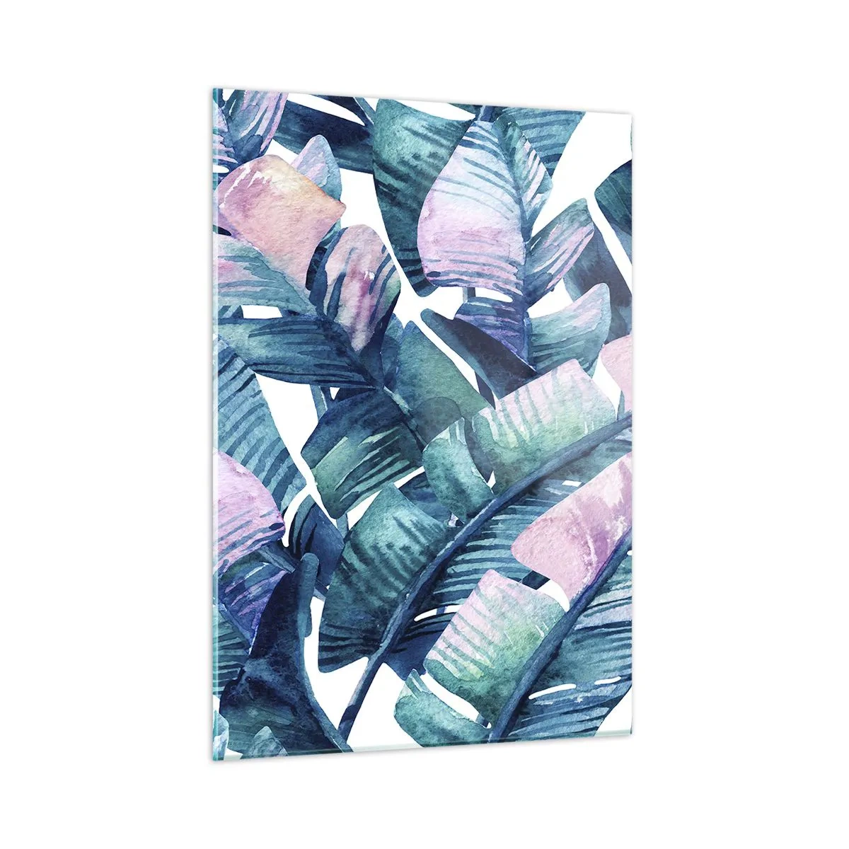 Quadro em vidro - Em um bananeiro - 50x70 cm