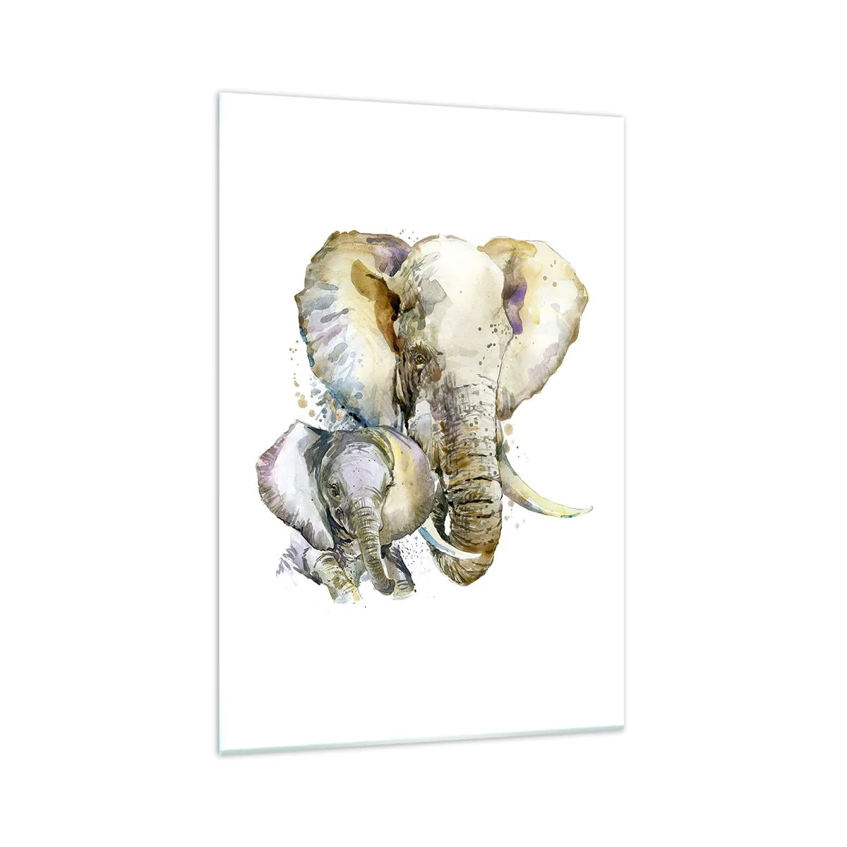 Quadro em vidro - Nada melhor do que amor de mãe - 70x100 cm