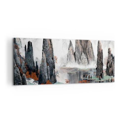 Quadro em tela - Poderosos guardiões  - 100x40 cm