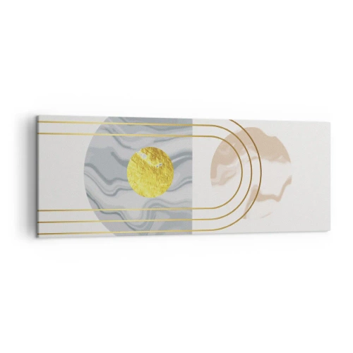 Quadro em tela - Brilho e claridade - 140x50 cm