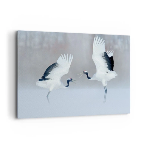 Quadro em tela - Dança no nevoeiro - 100x70 cm