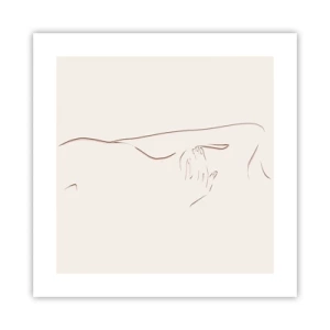 Pôster - A forma do desejo - 40x40 cm