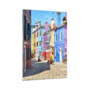 Quadro em vidro - A Cidade dos Papagaios - 50x70 cm