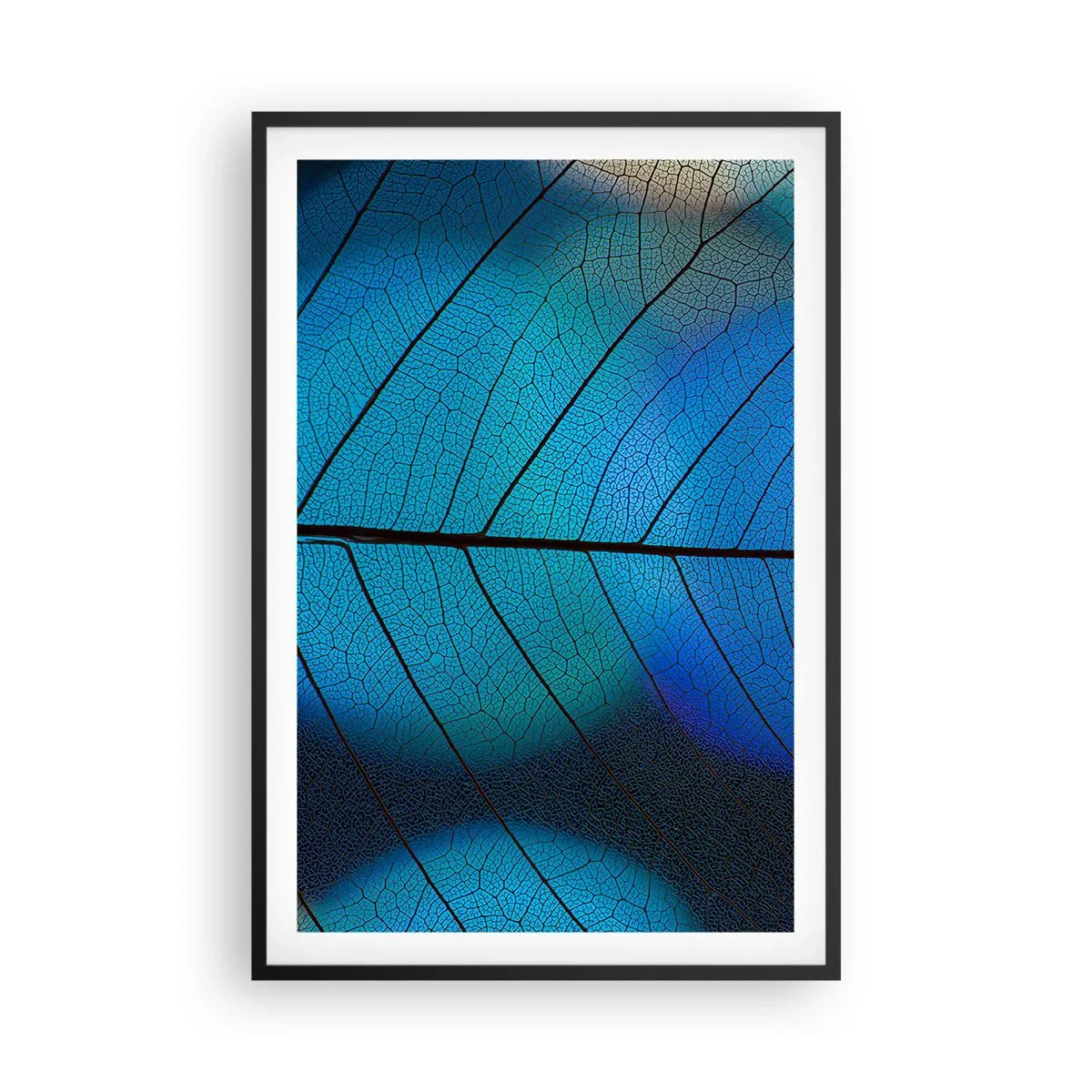 Pôster com moldura preta - Construção complexa - 61x91 cm