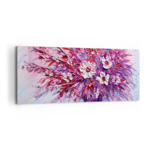 Quadro em tela - Inocência e paixão - 100x40 cm