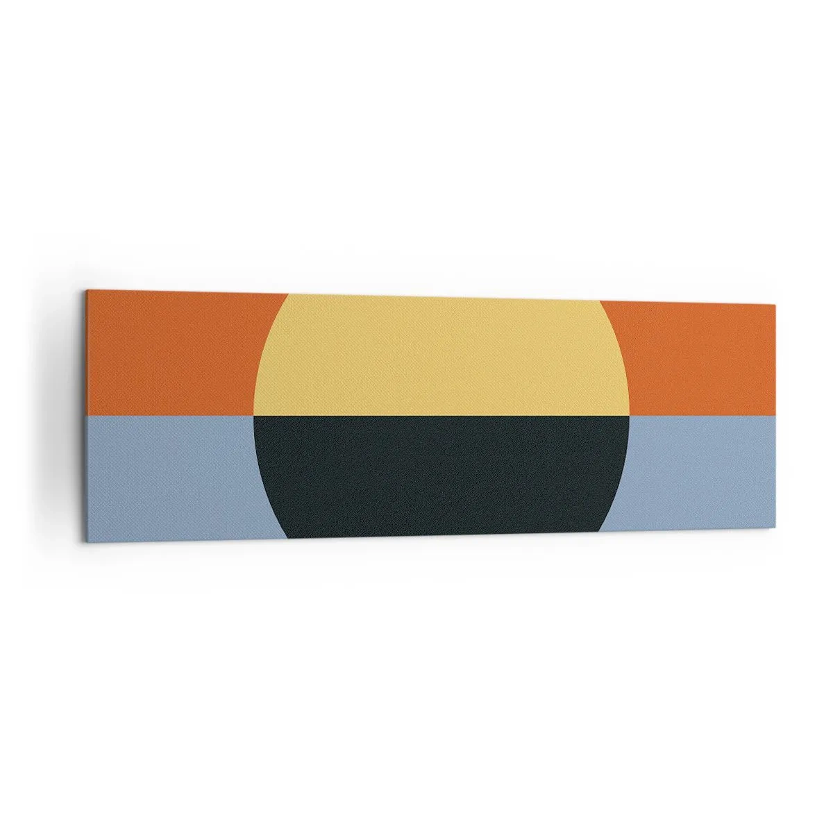 Quadro em tela - Composição do calor e do frio - 160x50 cm
