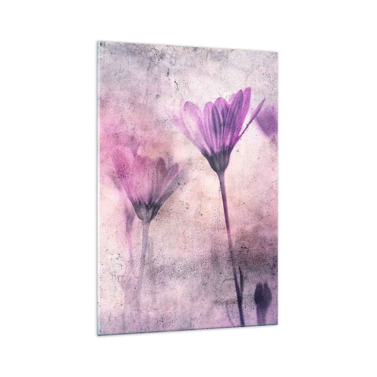 Quadro em vidro - Sonho de flores - 70x100 cm
