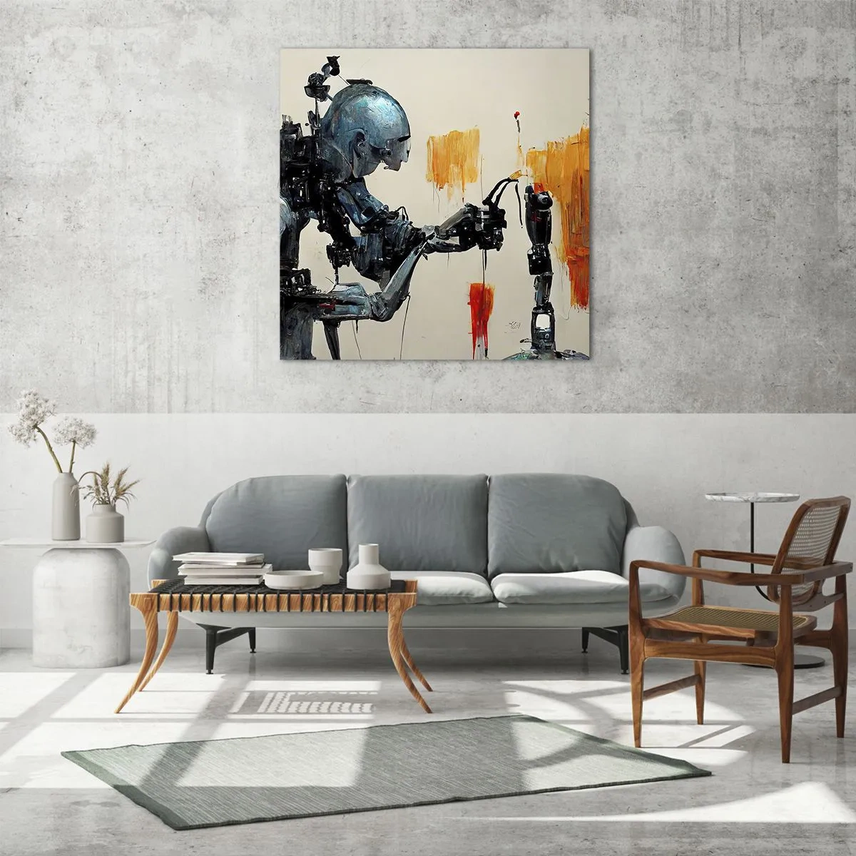 Quadro em vidro - Já amanhã… - 50x50 cm