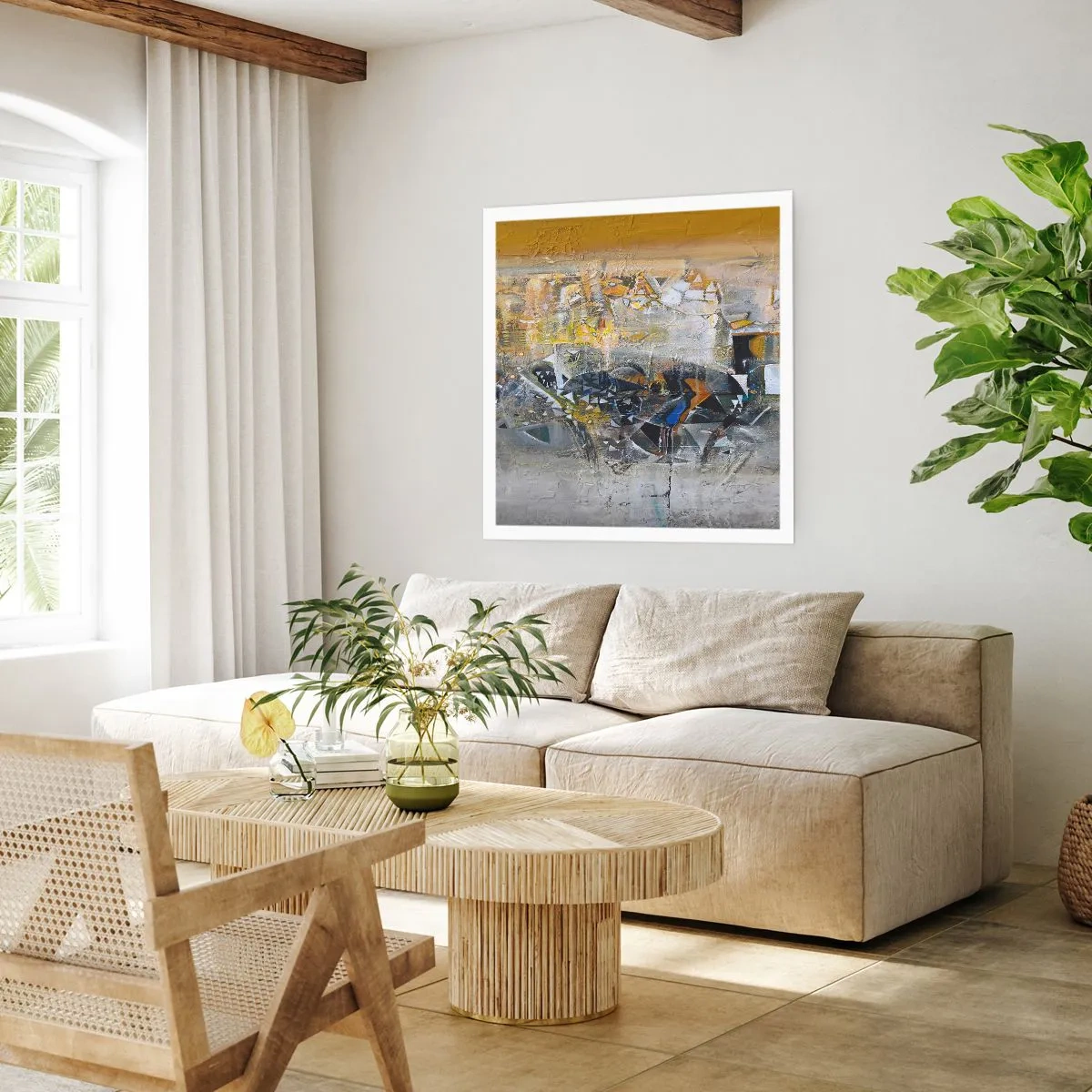 Pôster - Tudo vai se encaixar - 60x60 cm