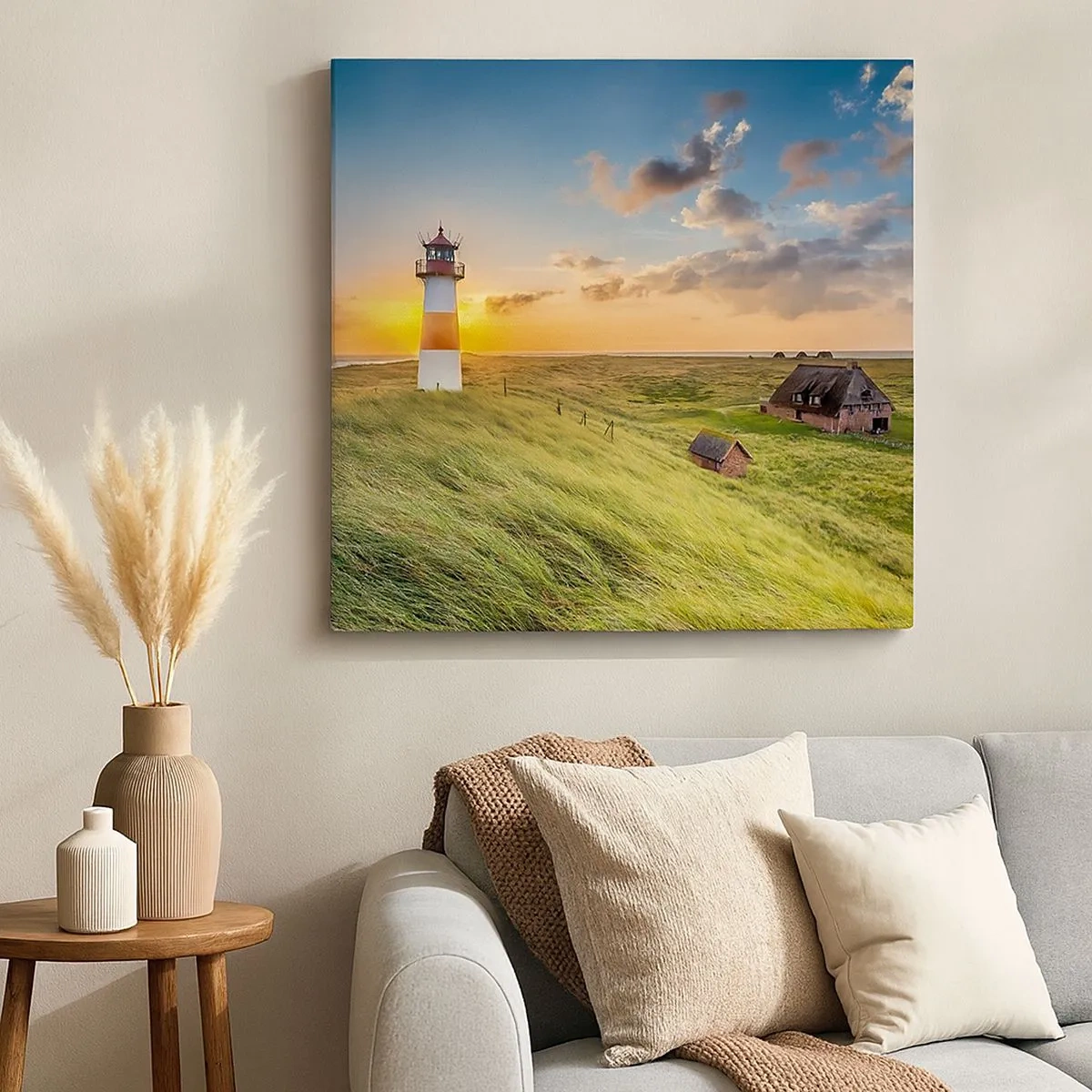 Quadro em tela - Entre as ondas - 30x30 cm